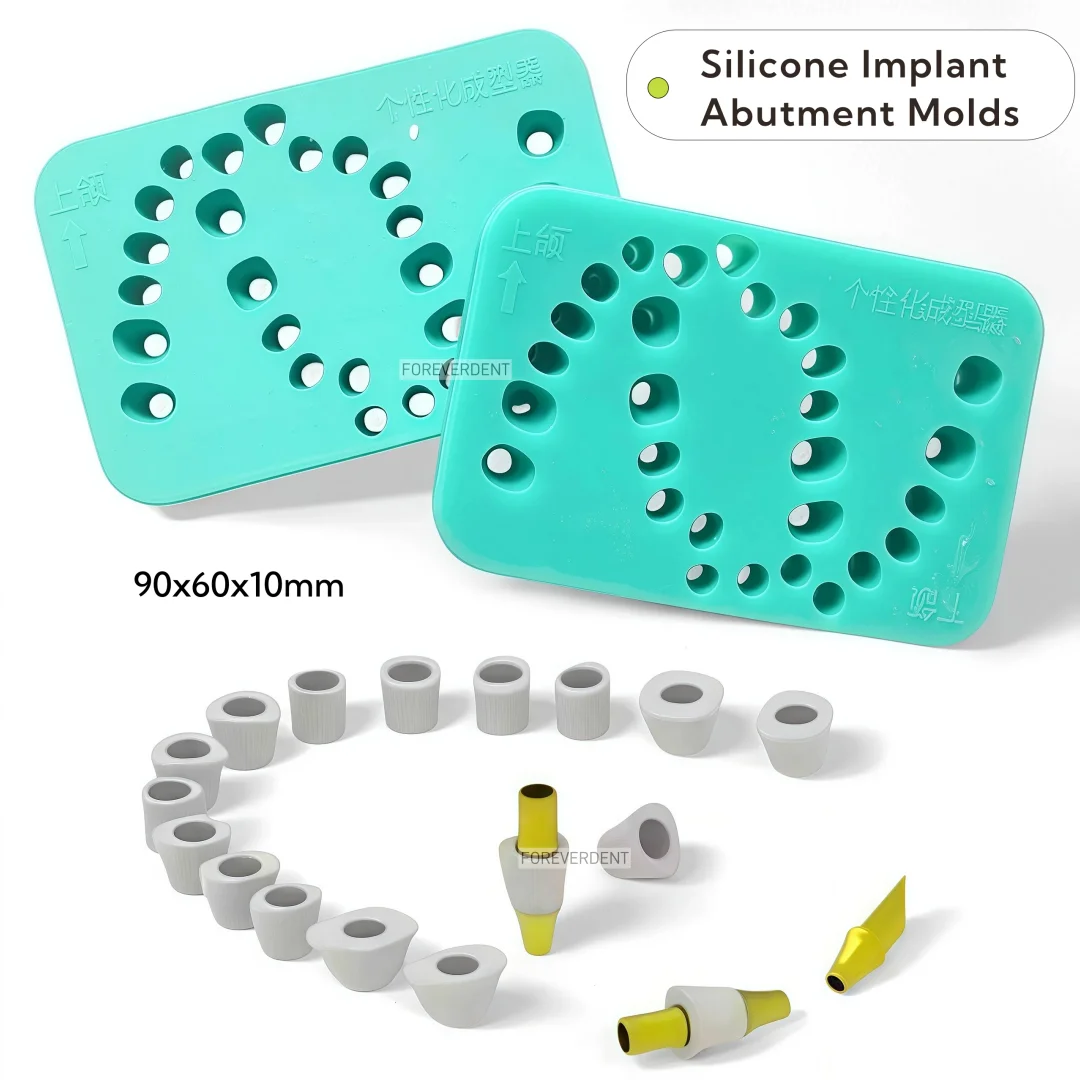 Moules universels personnalisés en silicone pour implants dentaires, pour la pratique – NOUVEAUX moules de cicatrisation et fournitures