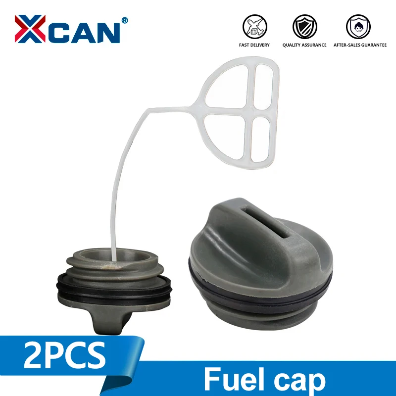XCAN 2pcs Fuel Cap For Husqvarna 340 345 346 350 353 362 365 371 372 372XP Gas Tank Fuel Oil Cap Chainsaw Garden Tool Parts