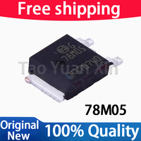 (10-100piece）New Original  78M05 CJ78M05 L78M05CDT 7805 TO252 Chipse in stock