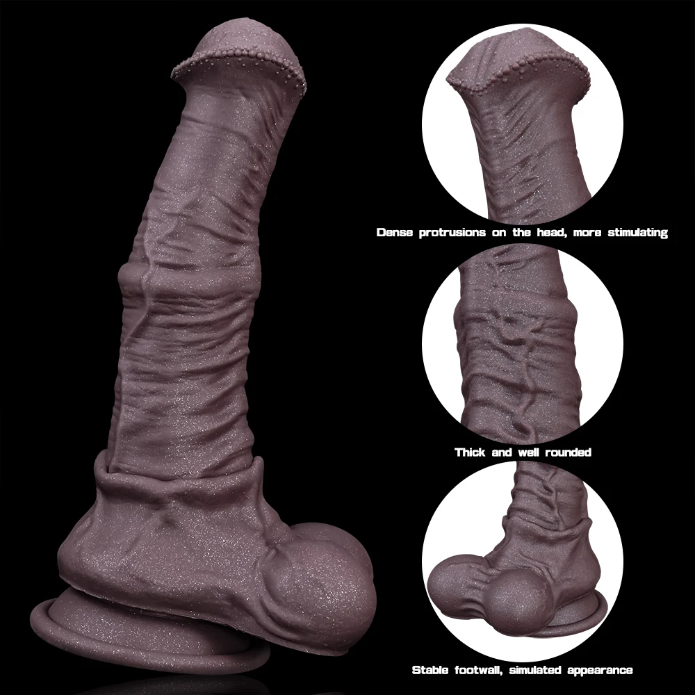 Animal Horse Huge Dildo Big Penis Soft Silicone Suction Cup Vagina Massage Masturbators Anal Dildos Adult Sex Toys for Women Men