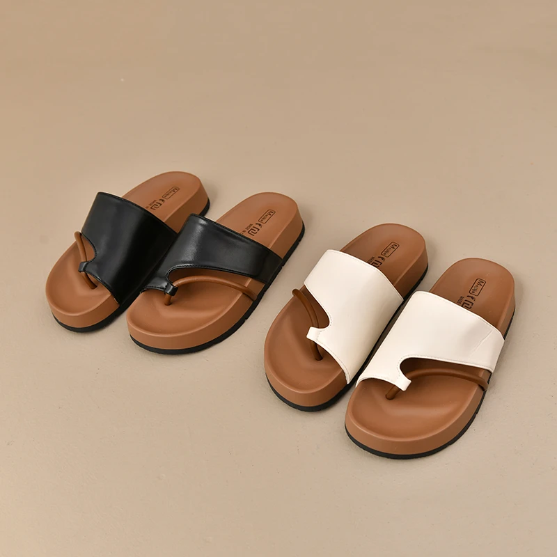 

Женские тапочки на платформе, новые пляжные женские туфли с открытым носком для квартиры, летние модные удобные сандалии на плоской подошве, повседневные шлепанцы, туфли-лодочки