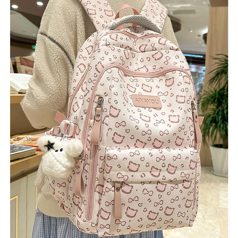 

Холщовый рюкзак, женский простой большой вместительный рюкзак для школьников младших классов, школьный рюкзак в стиле ретро