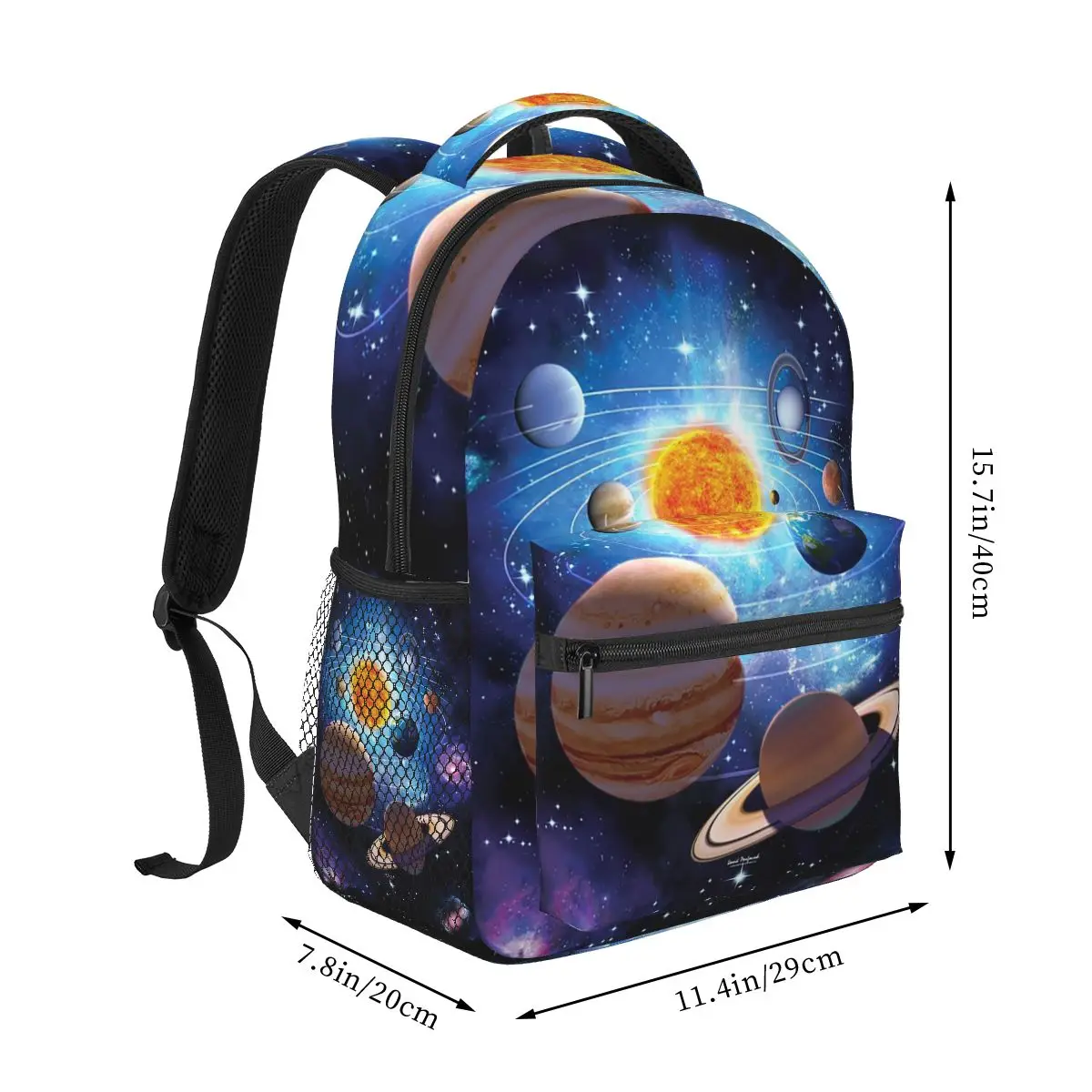Solar System Backpack Hot Sale Daypack Large Capacity Children BookBag School Bag Shoulder Bags for Men Women
