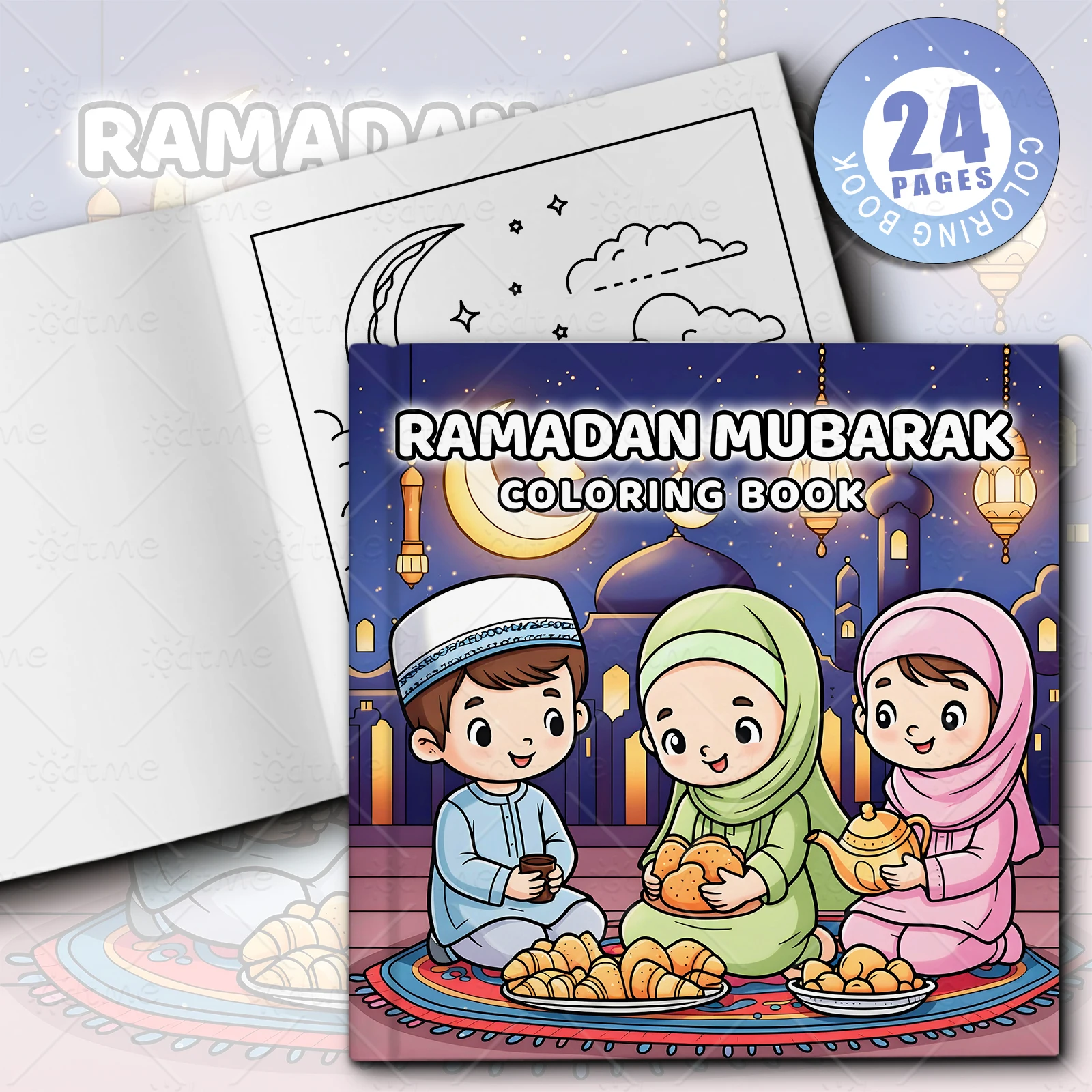 Sweet Family  Coloring Book -Thick Paper for Adults Teens - Stress Relief Creative Cute Drawing Book DIY Gift Idea
