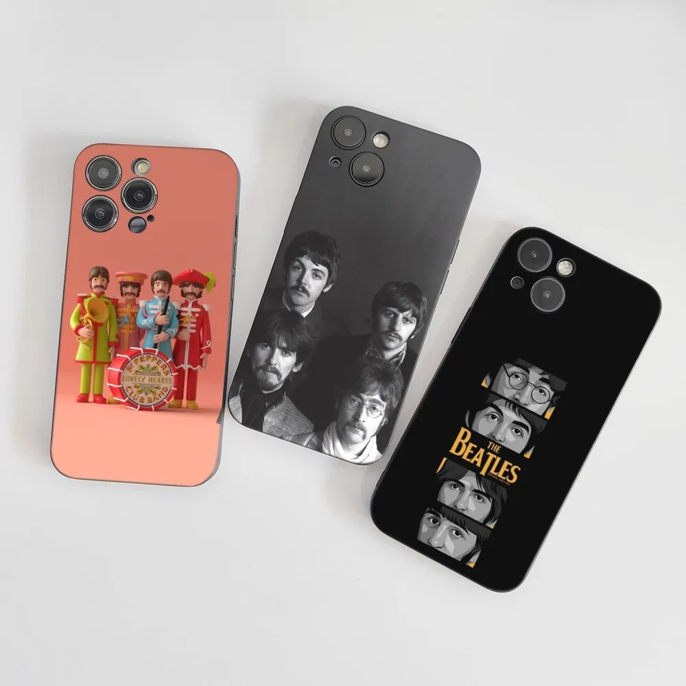 Band The B-Beatles Phone Case Silicone Soft For IPhone 16 15 14 13 12 11 X XR Plus Pro Max Plus