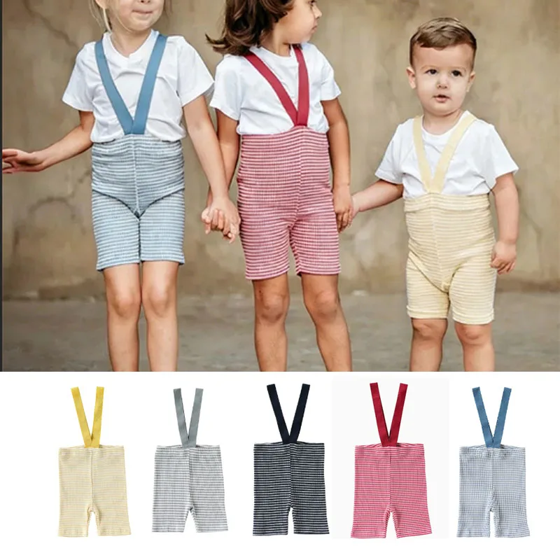 

Детские штаны для мальчиков, летние вязаные комбинезоны для девочек, одежда 2026 года