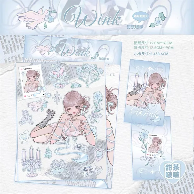 2025 новый стиль милых наклеек для девочек