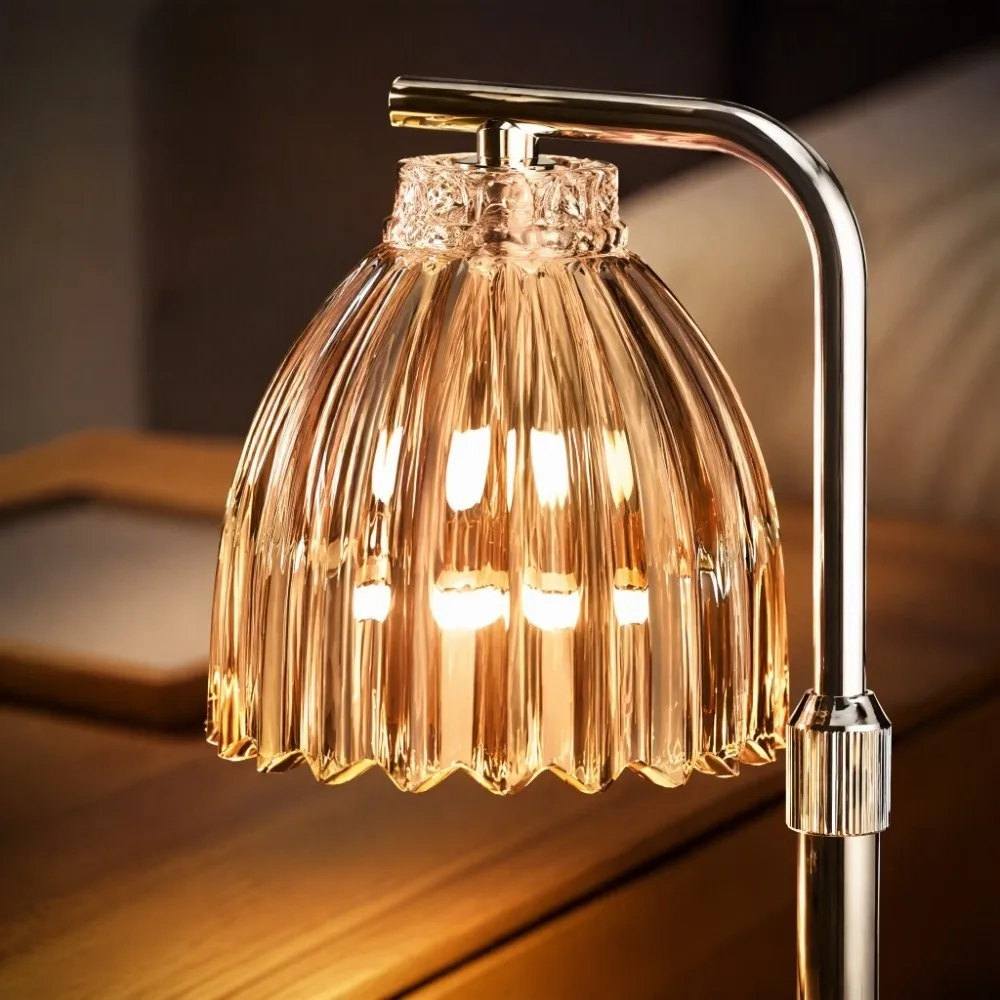 Creative Adjustable Height Aromatherapy Lamp Timer Vintage Candle Warmer Lamp 4 Speed Scented Candle Melter Learning