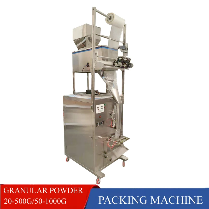 20-500g/50-1000g Filling Machine For Granule Powder Flower Tea Cat Food Grain Food Packaging Machine