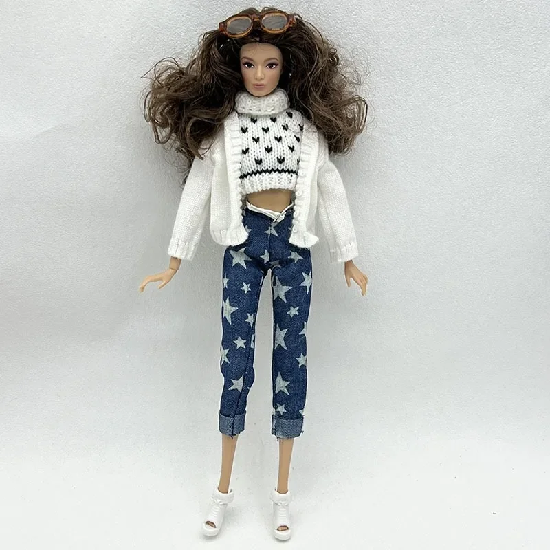 Fashion Toy Doll Accessories Coat Short Skirt Suits Pretty Clothes for BB FR 1/6 Scale Dolls