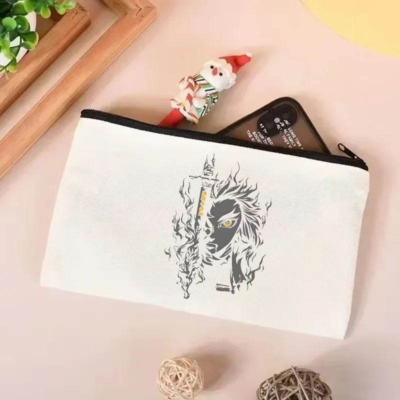 Rengoku المرأة حمل حقيبة شيطان القاتل حمل هدية أنيمي الهدايا شعبية انمي ياباني حقيبة قماش قنب مجموعة قلبك Ablaze حقيبة كتف