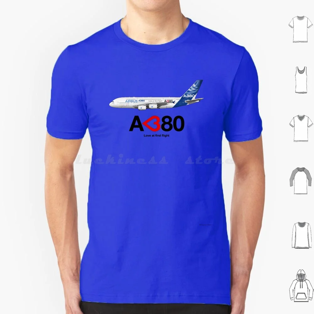 Airbus A380-Love At First Flight T Shirt Men Women Kids 6Xl Airbus A380 Airplane Love At First Flight I Love A380 I Heart A380