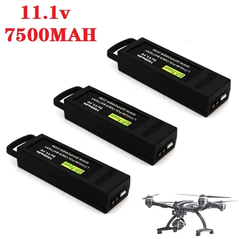 Batería Lipo de Vuelo GiFi 3S Mejorada de 11.1V 7500mAh para Dron RC Yuneec Q500/Q500+/Q500 4K/Q500+ PRO 4K