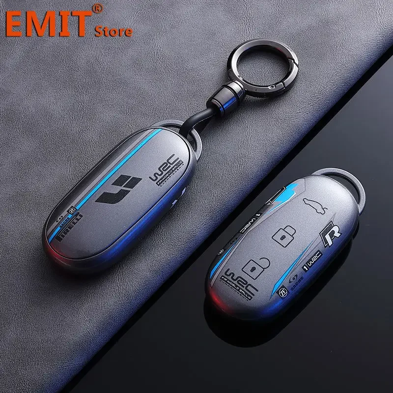 Key Fob Case for Leading Ideal One Li Auto Lixiang L7 L8 L9 MAX 2023 2024 Car Smart Remote Protection Cover Keychain Accessories