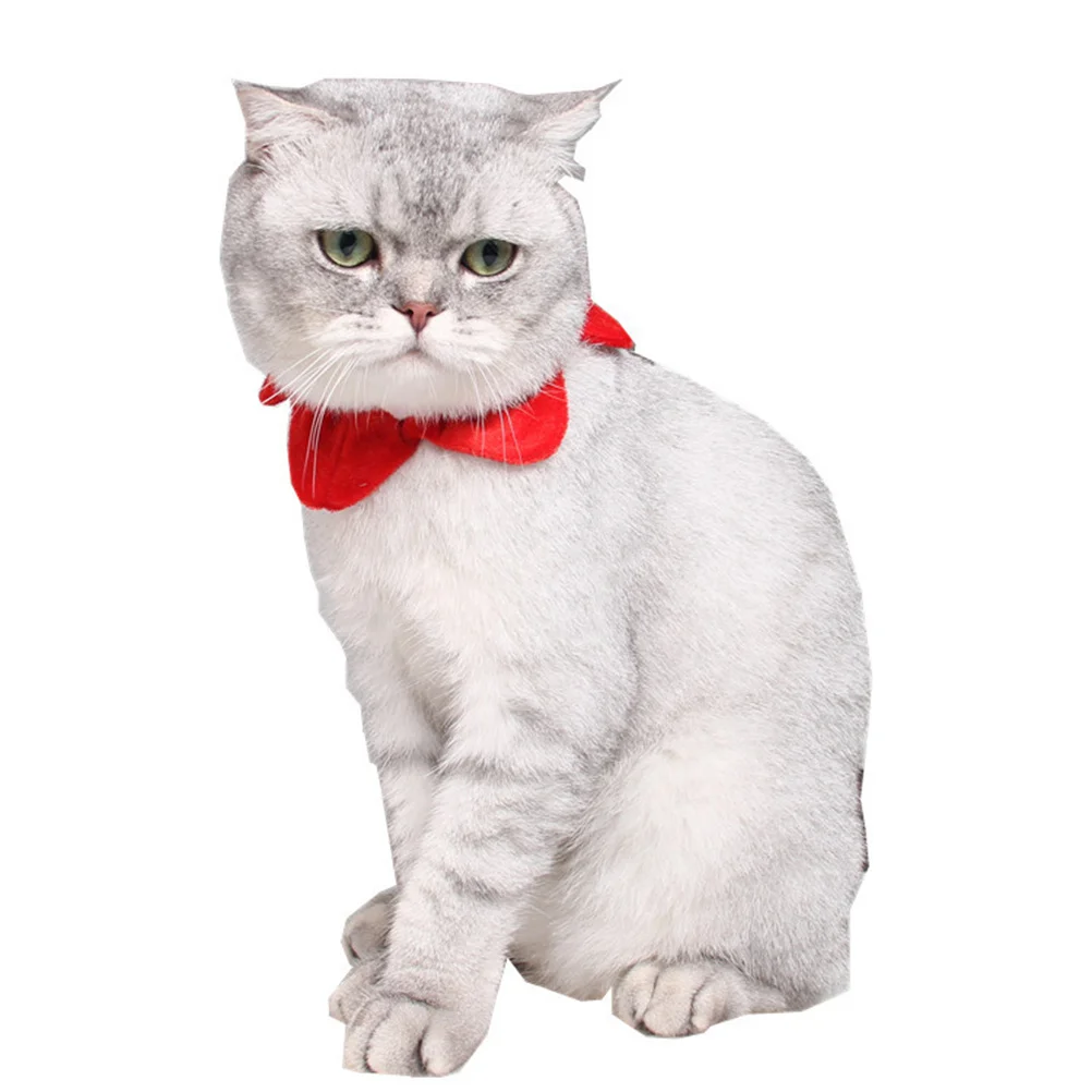 

Christmas Collar For Pet Collar -Pointed Star Design Christmas Pet Necktie For Dog Cat Holiday Festive Accessory