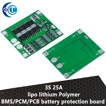 Clt 3s 25a Lipo Lithium Polymer bms/pcm/pcb Batteries chutz platine für 3 Packungen Li-Ionen-Batterie zelle