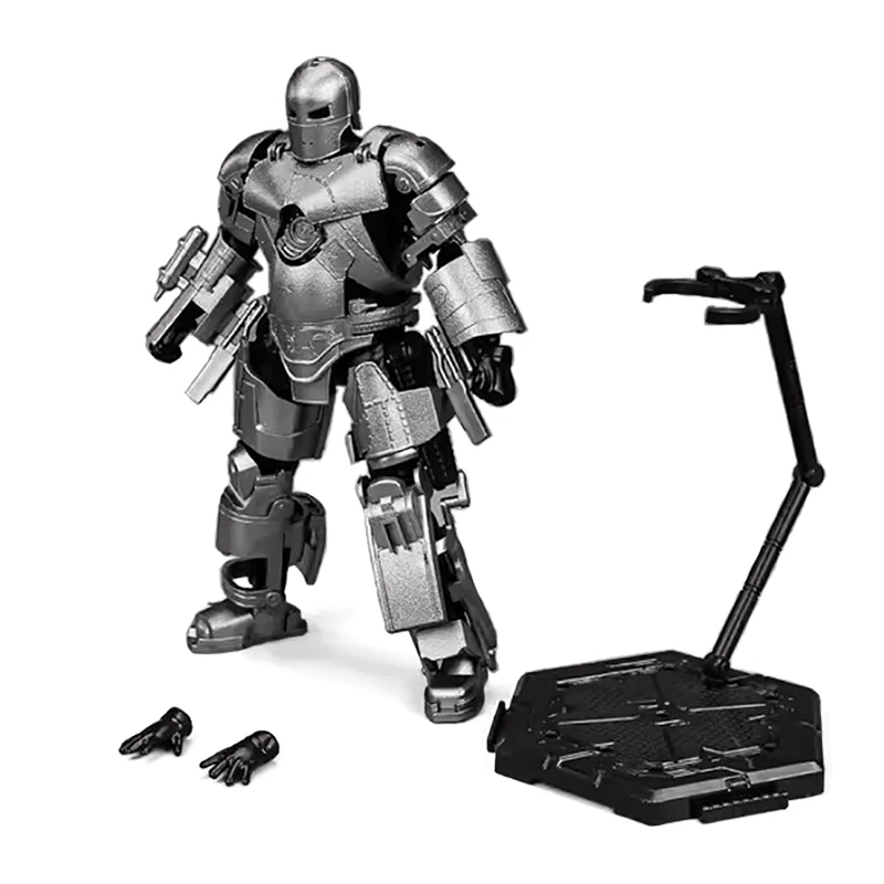 Iron Man MARK1 Mecha 1/12 Kit de modelos a escala Fondjoy Marvel Infinity Saga vengadores montaje figura de acción conjunta juguetes móviles para niños