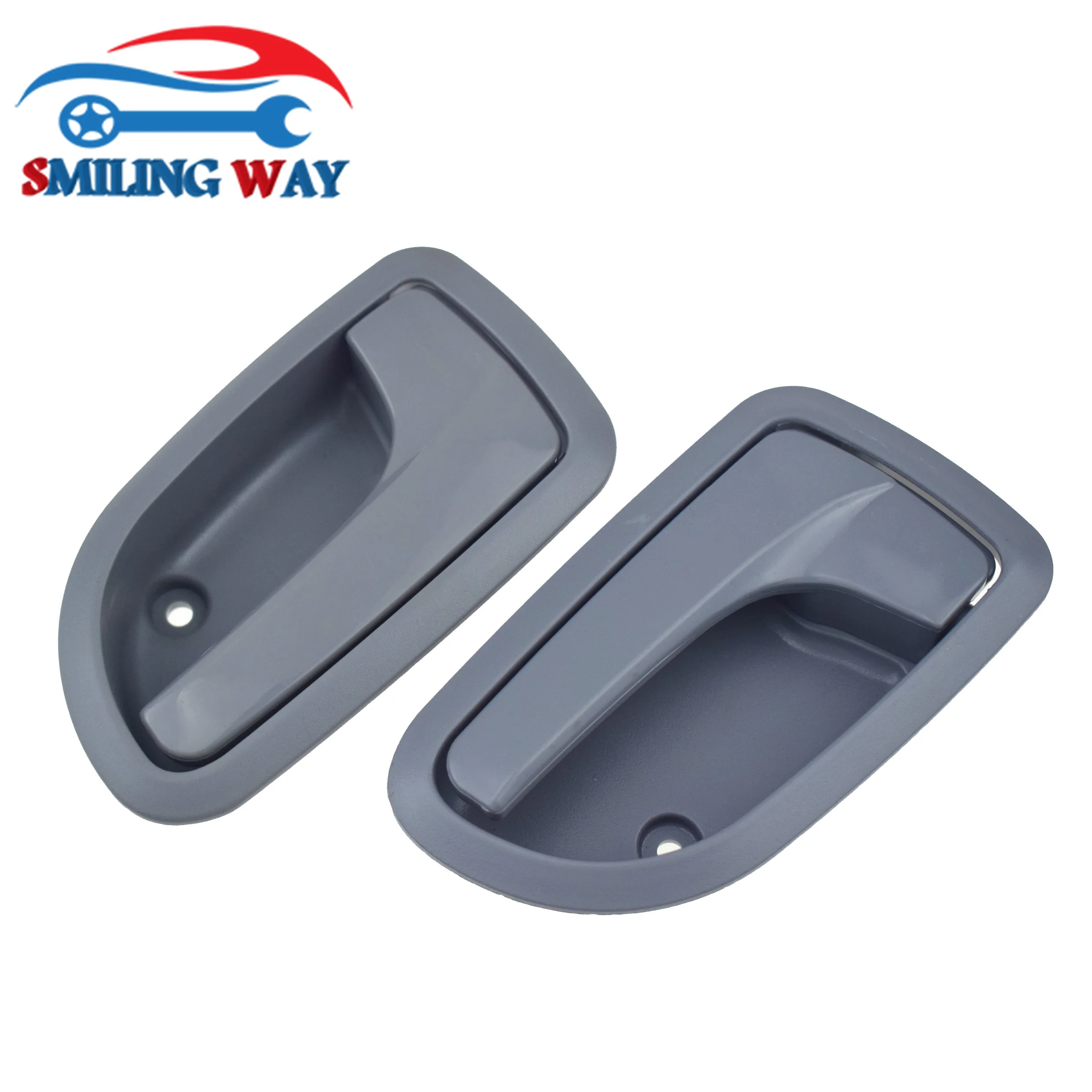 1/2/4 قطعة لكيا بيكانتو صباح 2004-2011 رمادي داخل مقبض الباب الداخلي الأمامي أو الخلفي الأيسر سائق LH أو الركاب الأيمن RH