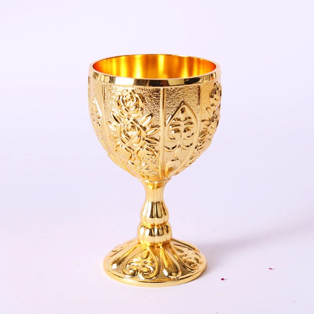 30ML Ly Rượu Champagne Kính Đồ Uống Cốc Cocktail Cúp Vàng Vintage Phong Cách Châu Âu Sáng Tạo Cho Thanh Trang Trí Nhà