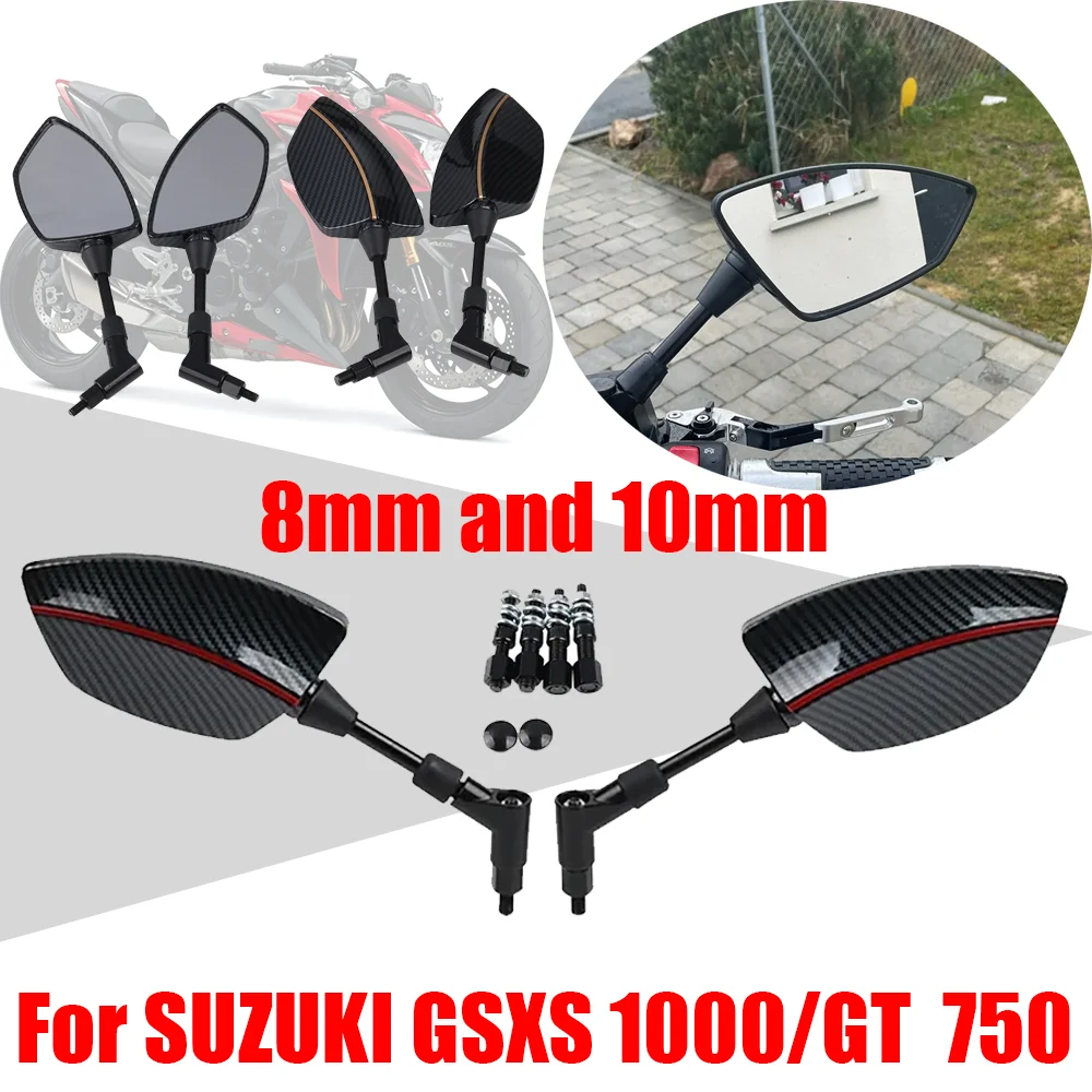 

For SUZUKI GSX-S750 GSXS750 GSX-S GSXS 750 1000 GSX-S1000 GSXS1000 GT Accessories Rear View Rearview Mirrors Side Back Mirror