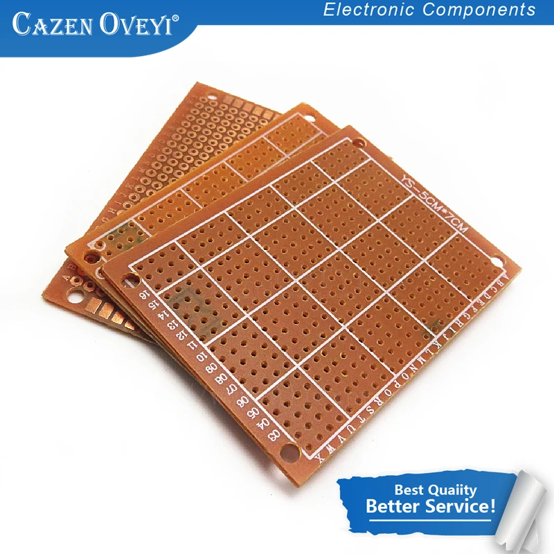5pcs/lot 5x7cm 5*7 new Prototype Paper Copper PCB Universal Experiment Matrix Circuit Board In Stock