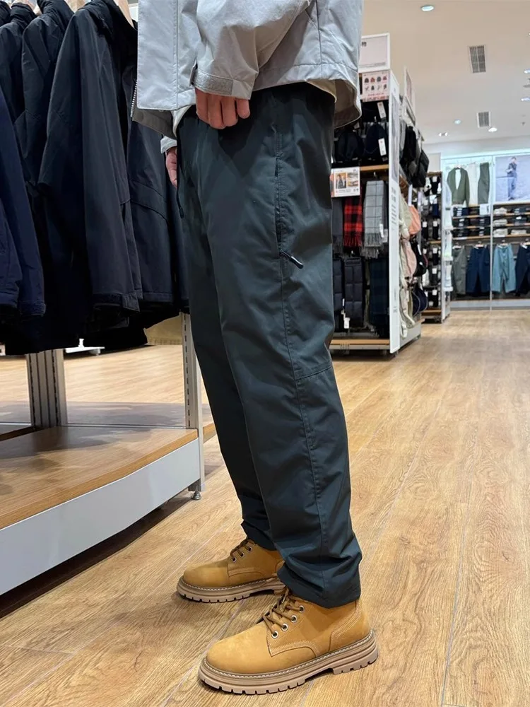 

Мужские зимние походные брюки Fce Lined Soft ell Qui Dry Водонепроницаемые нейлоновые брюки-карго American Sle Функциональная рабочая одежда