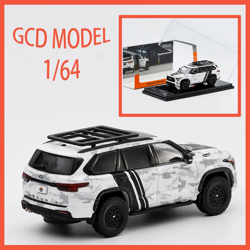 

GCD Alloy 1:64 SEQUOIA TRD PRO Модель внедорожника с коллекцией аксессуаров Дисплей Игрушки Подарки