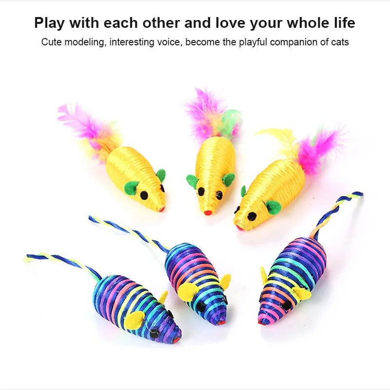 

Cat Toy Pet Toy Wire Mouse Interactive Toy for Cats Kitten Thread Winding Mouse Training Tosses Toys Cat Accessories Pet Product