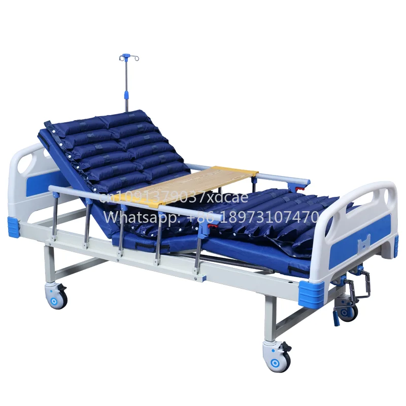Comfortable Cheap Single Shake . Hospital Bed 2-Function 260kg Capacity Cold Rolled Steel 3-Year Warranty For Patients