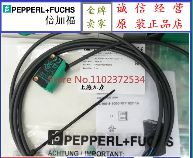 

Pepperl+Fuchs photoelectric switch sensor ML100-8-1000-RT/103/115 spot promotion import