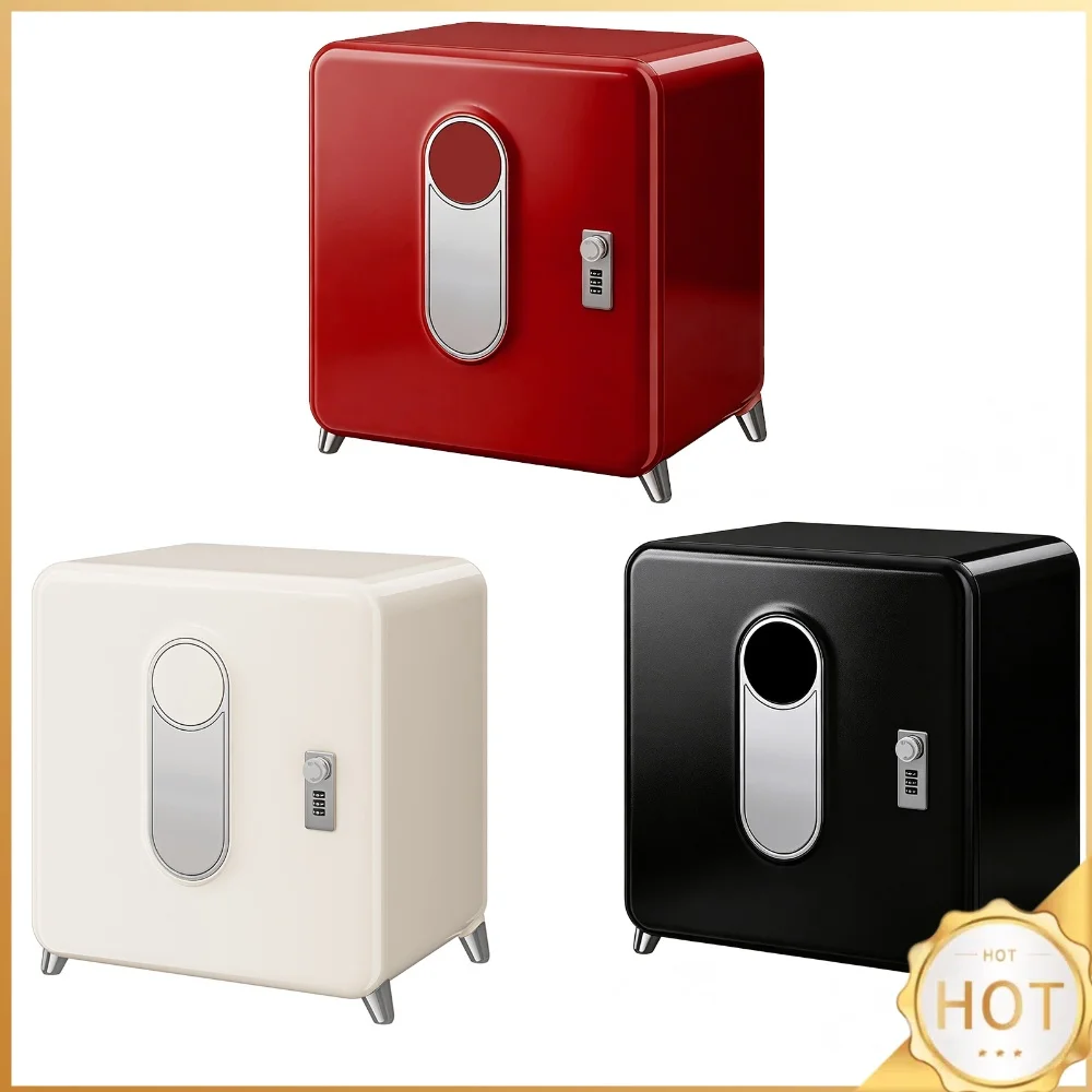 Lockable Money Saving Box with Combination Lock Multipurpose Locking Box for Office Home Travel Important Documents Laptop