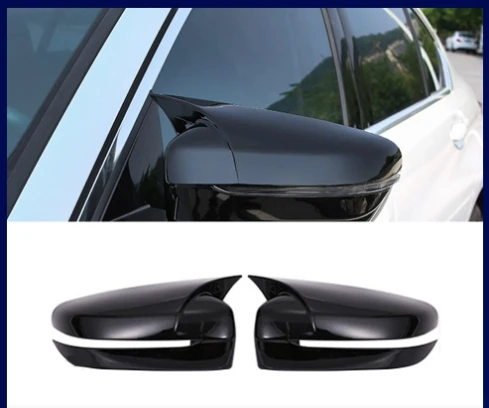 Suitable for BMW 5 series G30G38 3 series G20G28 modified left drive horn rearview mirror cover reverse mirror cover.