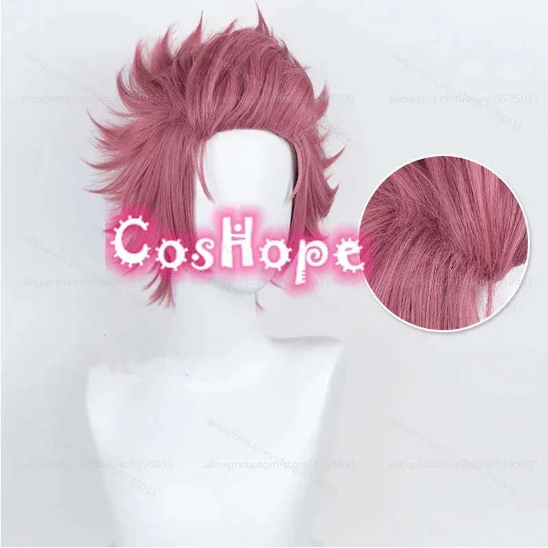 

Candy 2025Sae Itoshi 30 см короткий розово-красный парик аниме косплей термостойкие синтетические парики