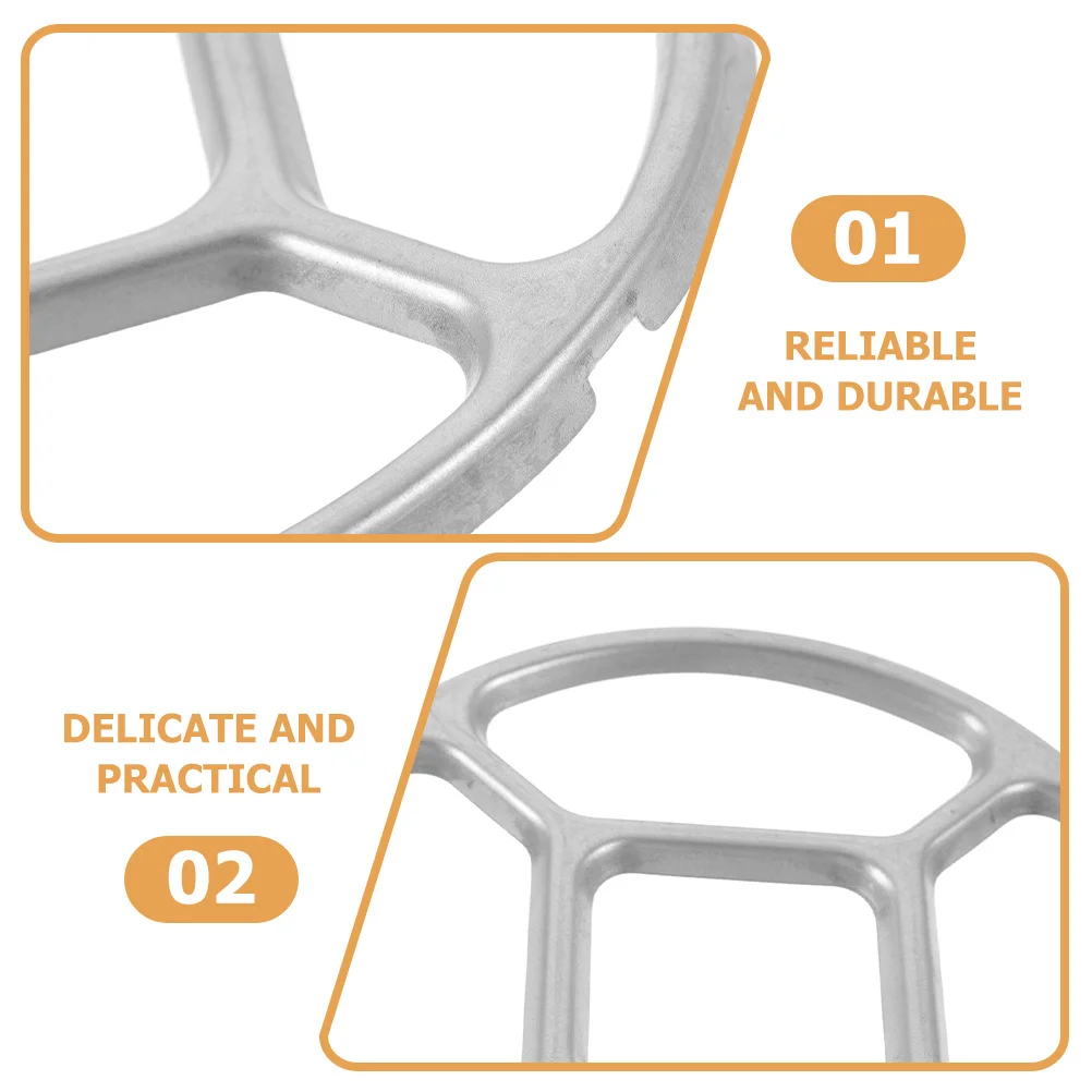 

2Pcs Gas Stove Support Rack Alloy Stable Anti-Skid Wok Ring for Kitchen Pot Stand Gas Stove Rack Kitchen Tool