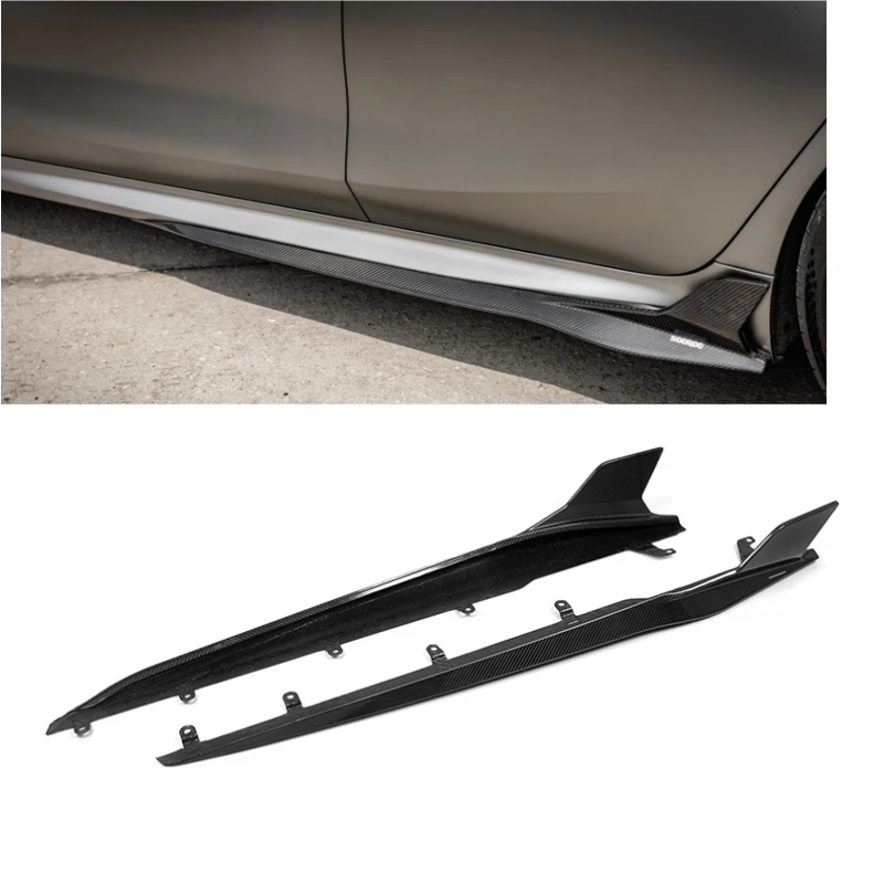 M8 Rear Bumper Side Skirts For BMW 8 Series G14 G15 M8 F91 F92 2-Door 2020-IN Dry Carbon Fiber SQ Style Rear Bumper Side Skirts