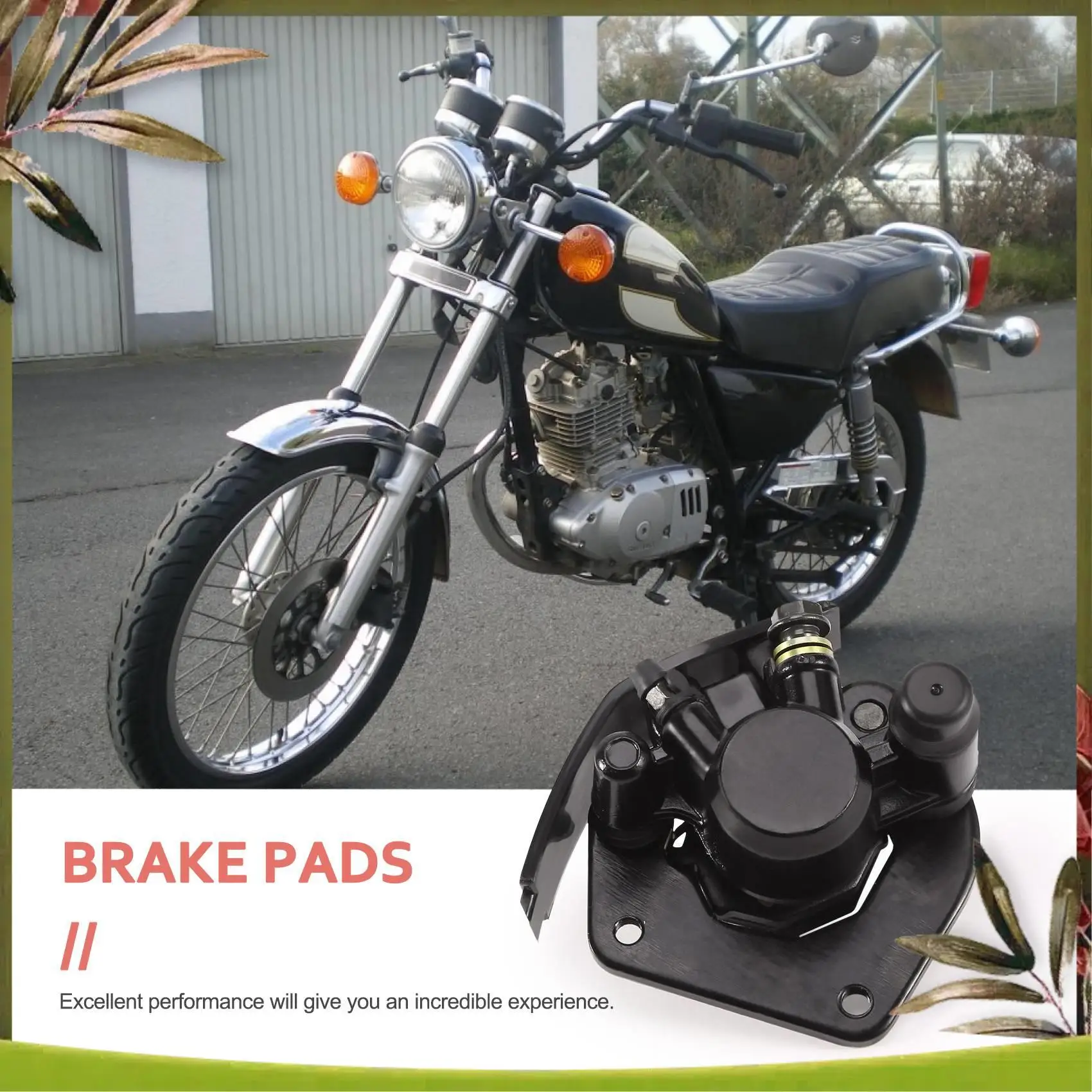 

Portable Motorcycle Front Brake Caliper Brake Pad For Suzuki GN125 GS125