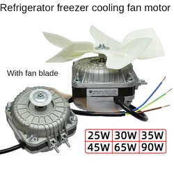 220V 25W30W45W65W90W Manufacturers Wholesale Spot Refrigerator Freezer Cooling Motor no cover Condenser Fan Motor