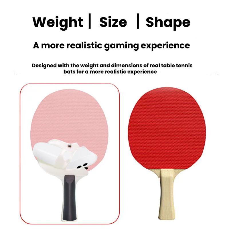 Grip Handle for Pico4 Ultra Table Tennis Handle Controllers Adaptor Pong Racket Enhanced VR Game Accessories