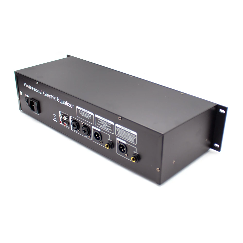 EQ-888 2U Dual Spectrum Audio Equalizer Digital 31 Band Audio Digital Efek DSP Equalizador Prosesor Tahap KTV Sistem Suara