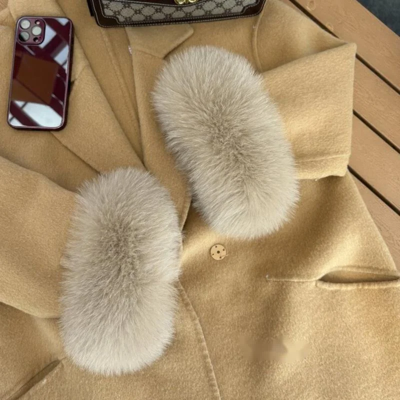 manchettes-en-fourrure-de-renard-veritable-pour-femmes-chauffe-poignets-en-fourrure-pour-l'hiver-manchons-en-fourrure-naturelle-amovibles-bracelet-en-peluche-protection-pour-le-poignet-element-de-decoration