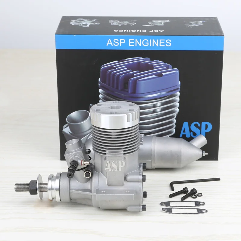 ASP S108A 17.2cc 2-Stroke Glow Engine, Single Cylinder for Mid-Large Scale RC