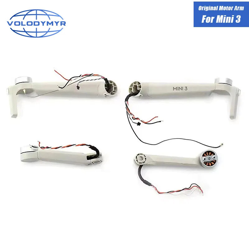 VOLODYMYR Original Motor Arm for Mini 3 Drone Replacement Front Rear Left Right Motor Arm Motor for Mini 3 Repair Parts 95% New