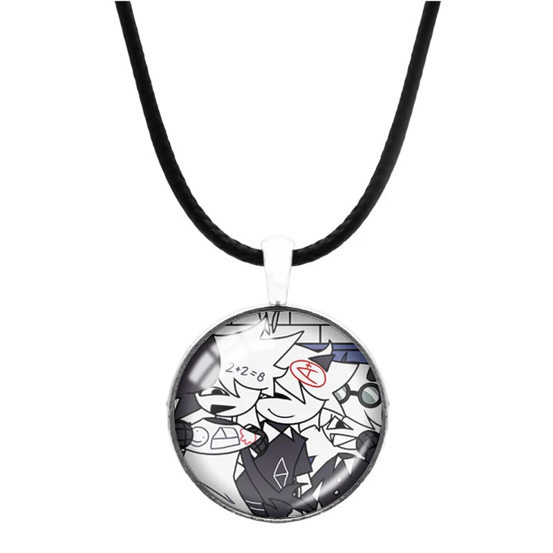Fundamental Paper Education Anime Necklace Miss Circle Fashion Jewelry Necklace Cartoon Cute Neck Accessories Charm Pendant Gift