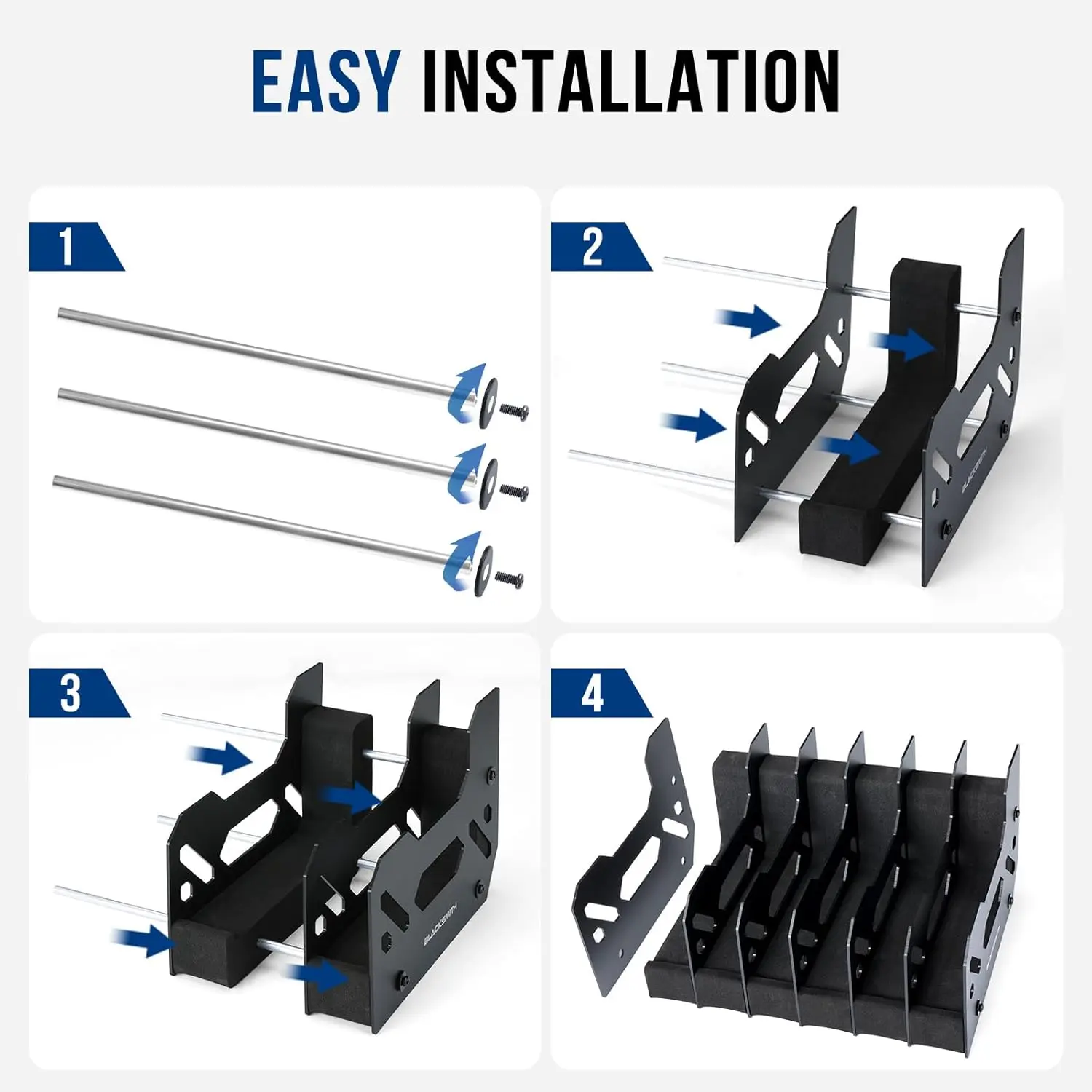 6 Slots Foam Gun Rack Pistol Rack Revolver Handgun Stand Display Holder Pistols Holder Airsoft Gun Storage Accessories view 6