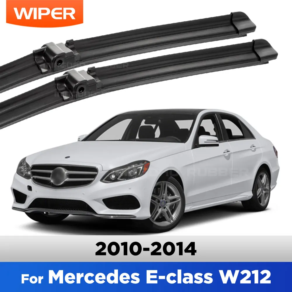 

For Mercedes Benz E-class W212 2010 - 2014 Wiper LHD Front Wiper Blades Windshield Windscreen Window Rain Brush 24"+24"