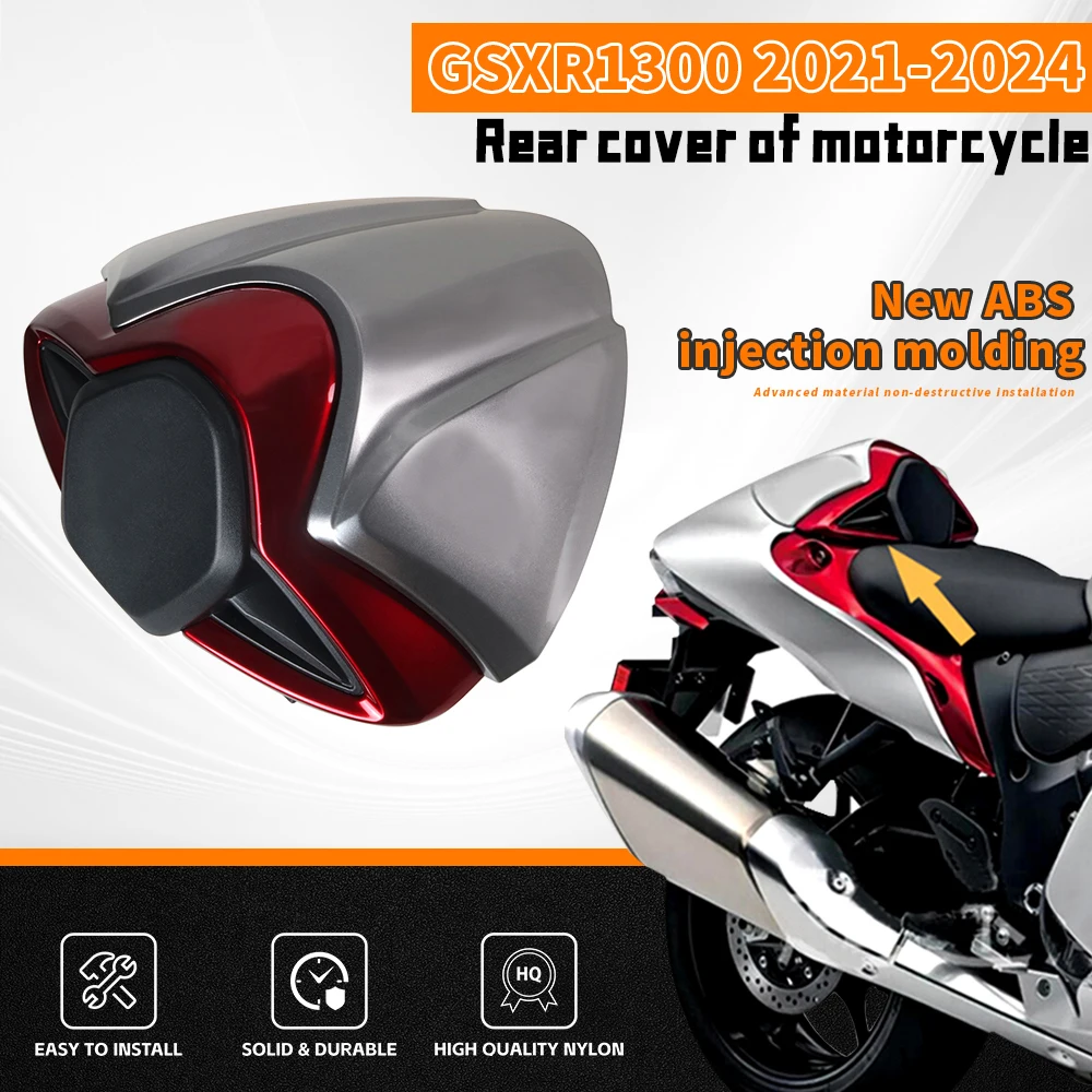 Rear Seat Tail Cover Fairing For SUZUKI Hayabusa GSXR1300 2021-2024 Rear Hump Fixed Wind Wing Rear Seat Cushion