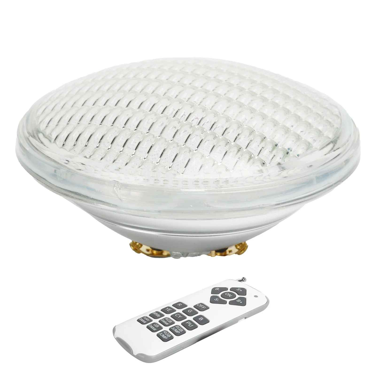 LED Swimming Pool Light Colorful Embedded Thickened Glass Underwater Lamp for Par56 Light Source 1800LM