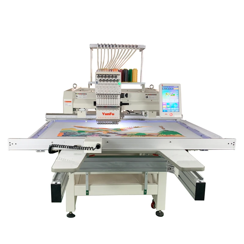1 Year Warranty Single Head Embroidery Machine 24 Hours Online Support High Quality 800*1200 Embroidery Machine