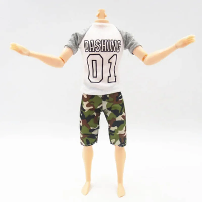Pack De 20 Prendas Y Accesorios Para Muñeco Ken – Estilo Verano Con Camisetas, Pantalones, Gafas Y Tabla De Windsurf