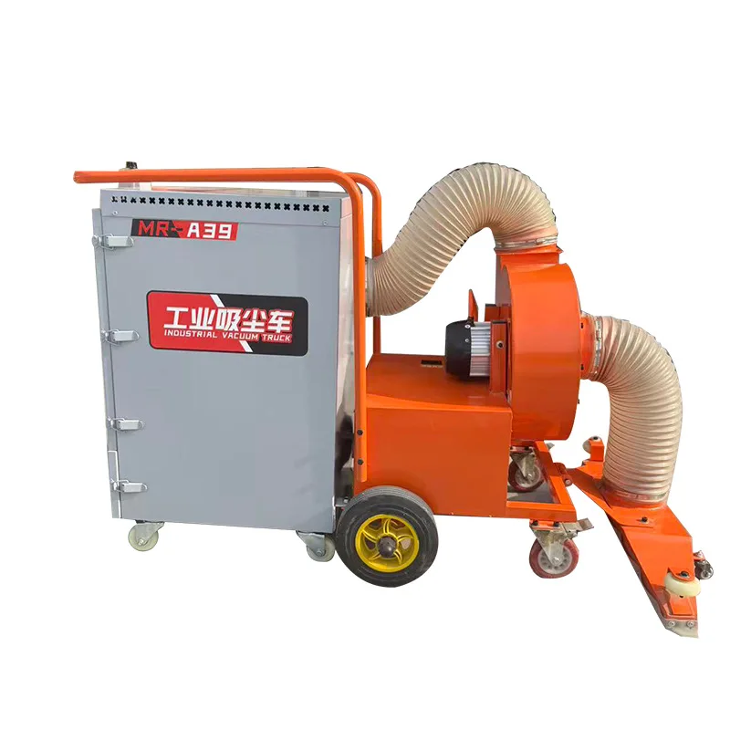 Industrial mobile vacuum truck High power pure copper motor Workshop dust collection equipment Hand push industrial vacuum truck